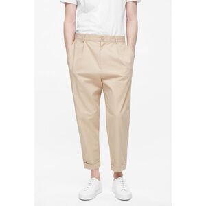 COS Men’s Beige Chino Trousers Size 38 Casual Summer Travel Comfy